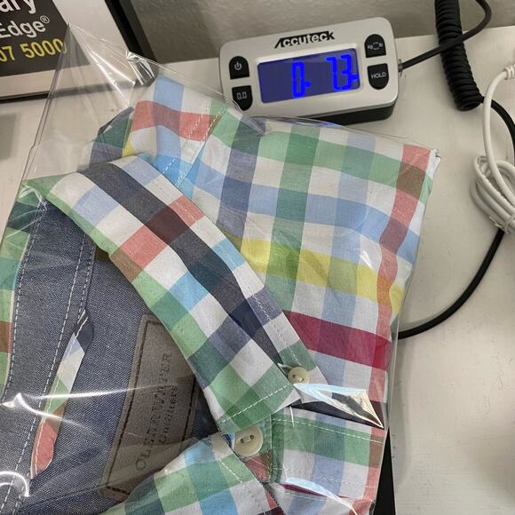 Clear Water Outfitters Men's Shirt Button Down Short Sleeved Plaid Size XL* - Picture 7 of 7